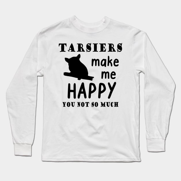 Tarsier tarsier saying Philippines Monkey Chill Long Sleeve T-Shirt by FindYourFavouriteDesign